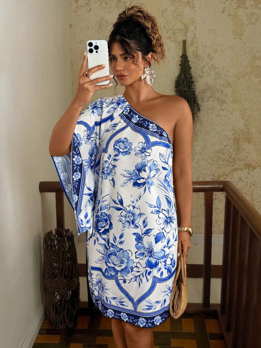 Annie | one-shoulder mini-jurk