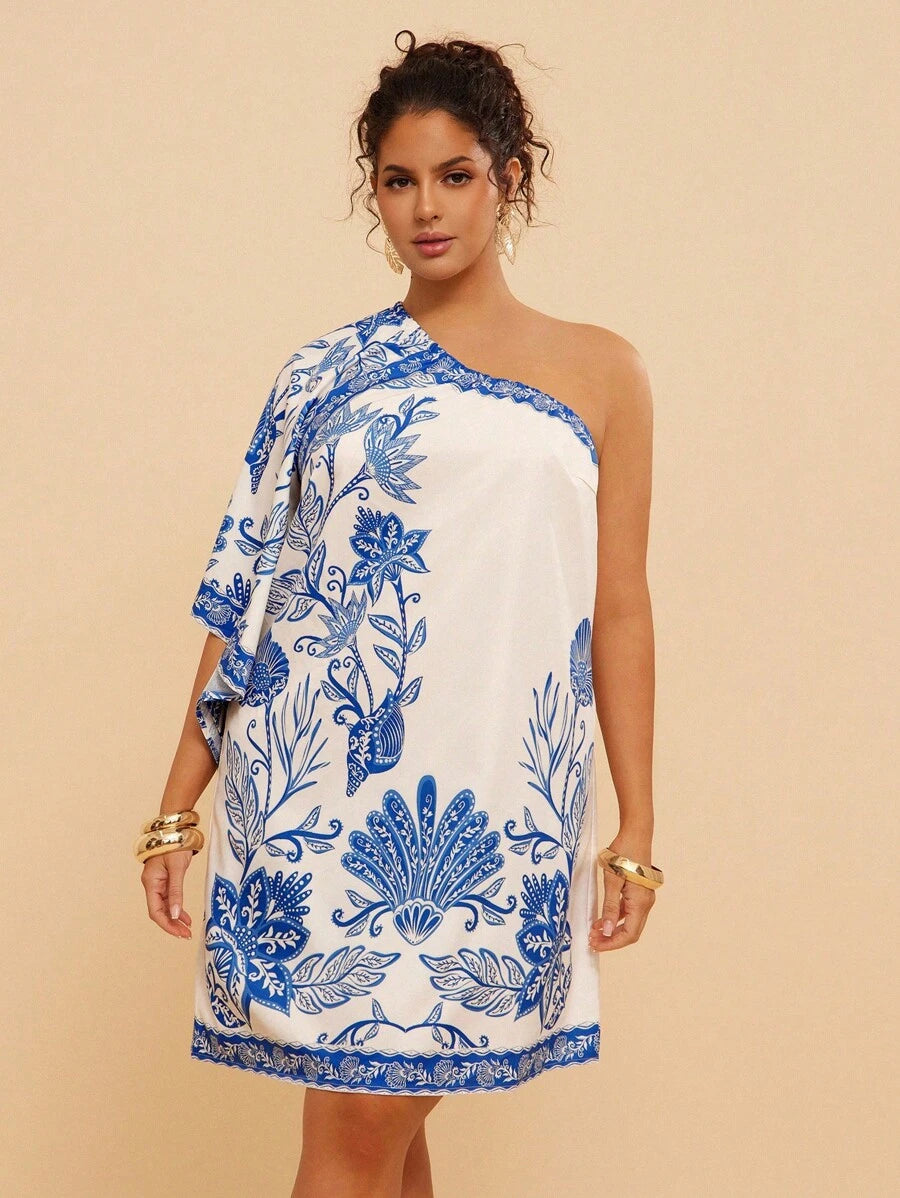 Annie | one-shoulder mini-jurk
