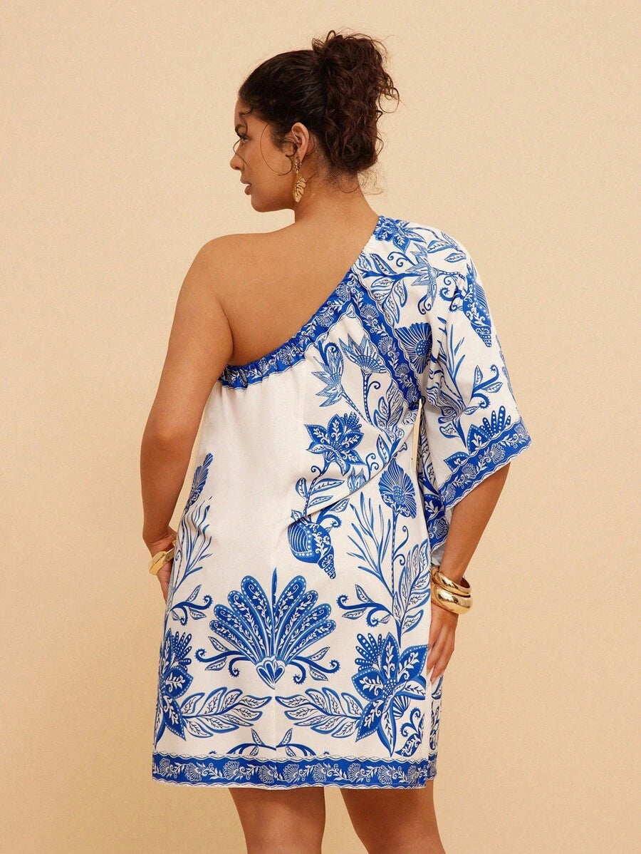 Annie | one-shoulder mini-jurk