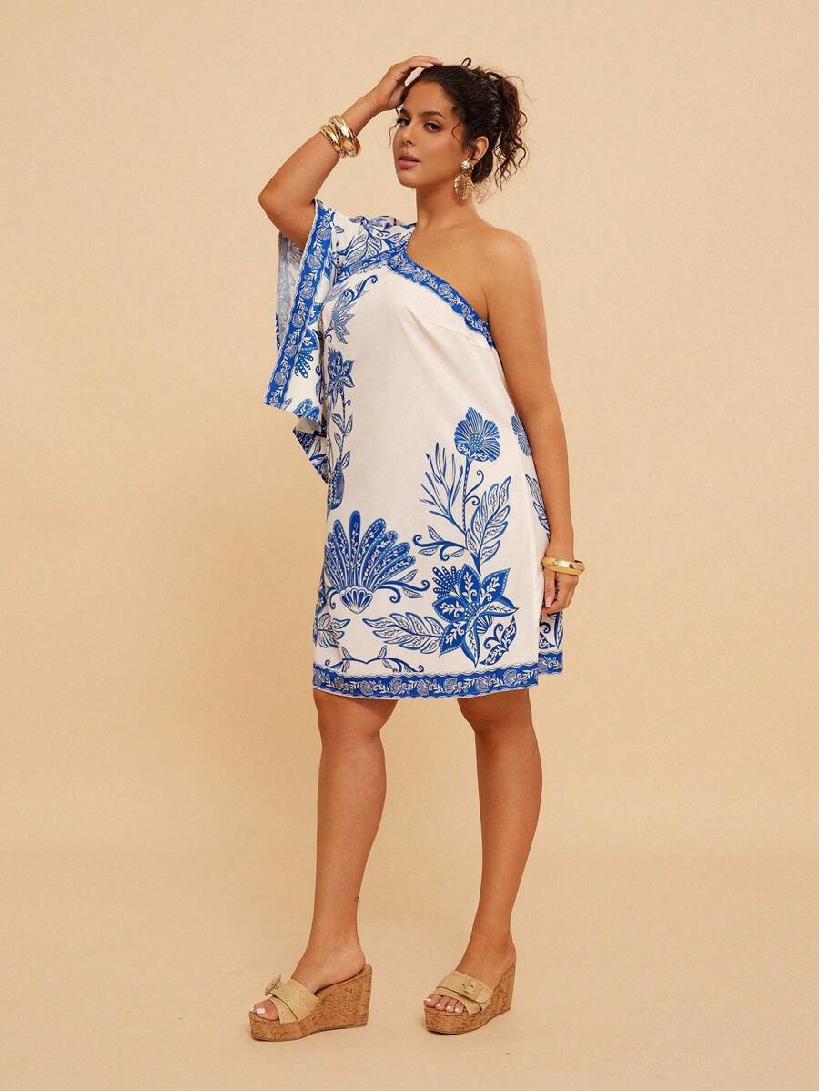 Annie | one-shoulder mini-jurk