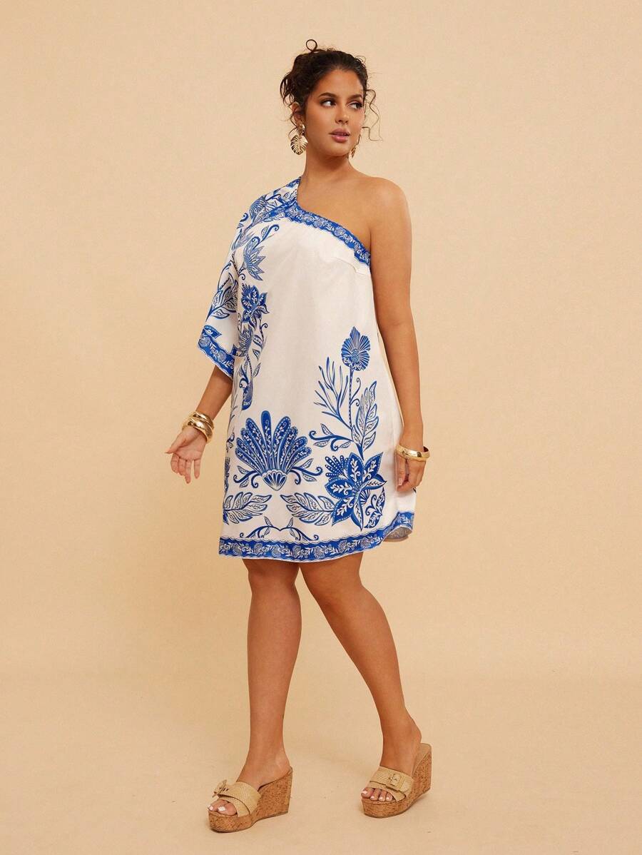Annie | one-shoulder mini-jurk