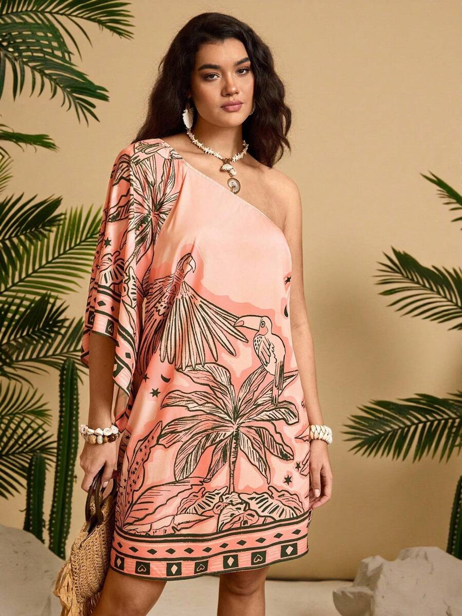 Annie | one-shoulder mini-jurk