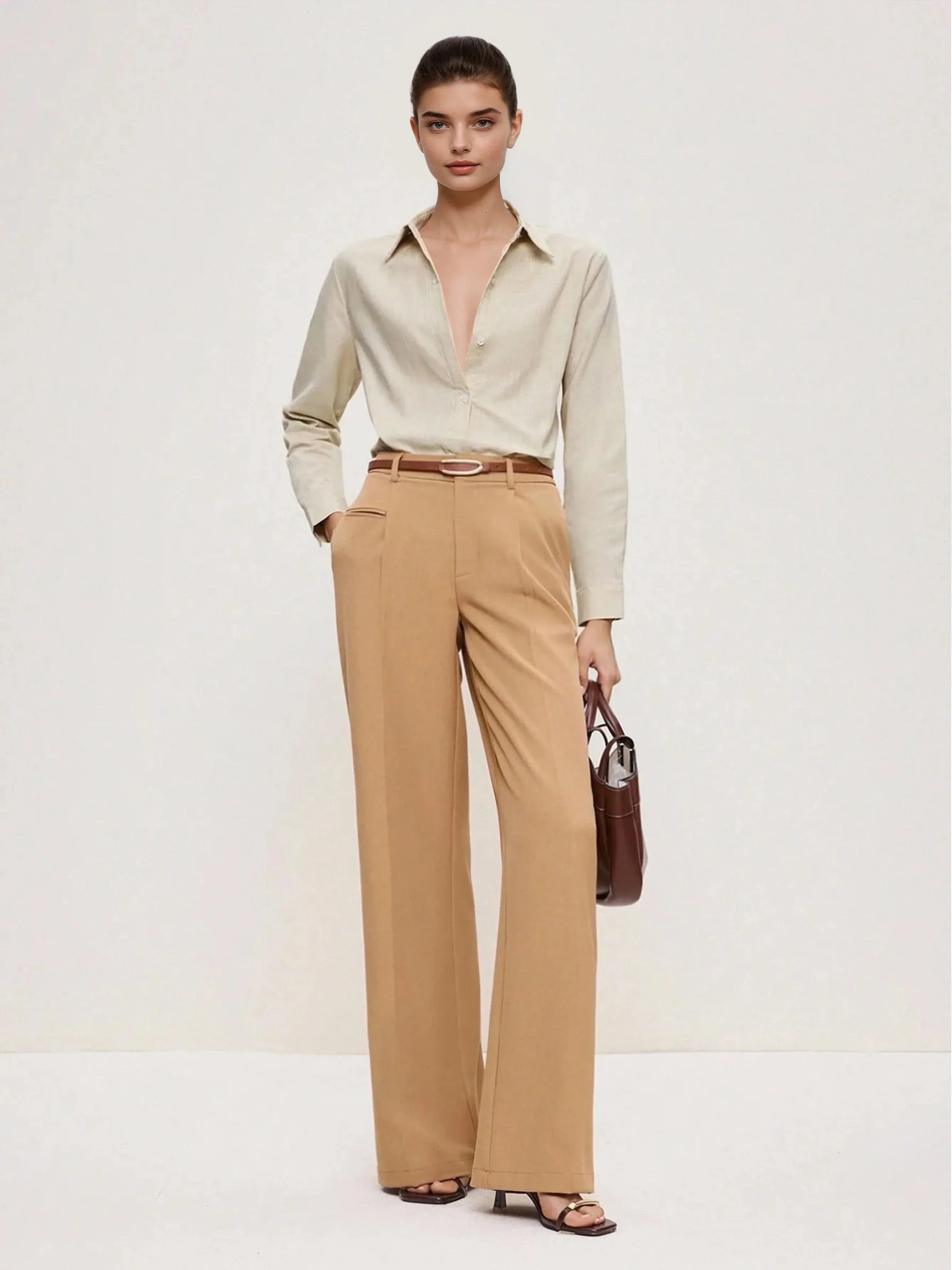 Teyla | Long sleeve collared button shirt