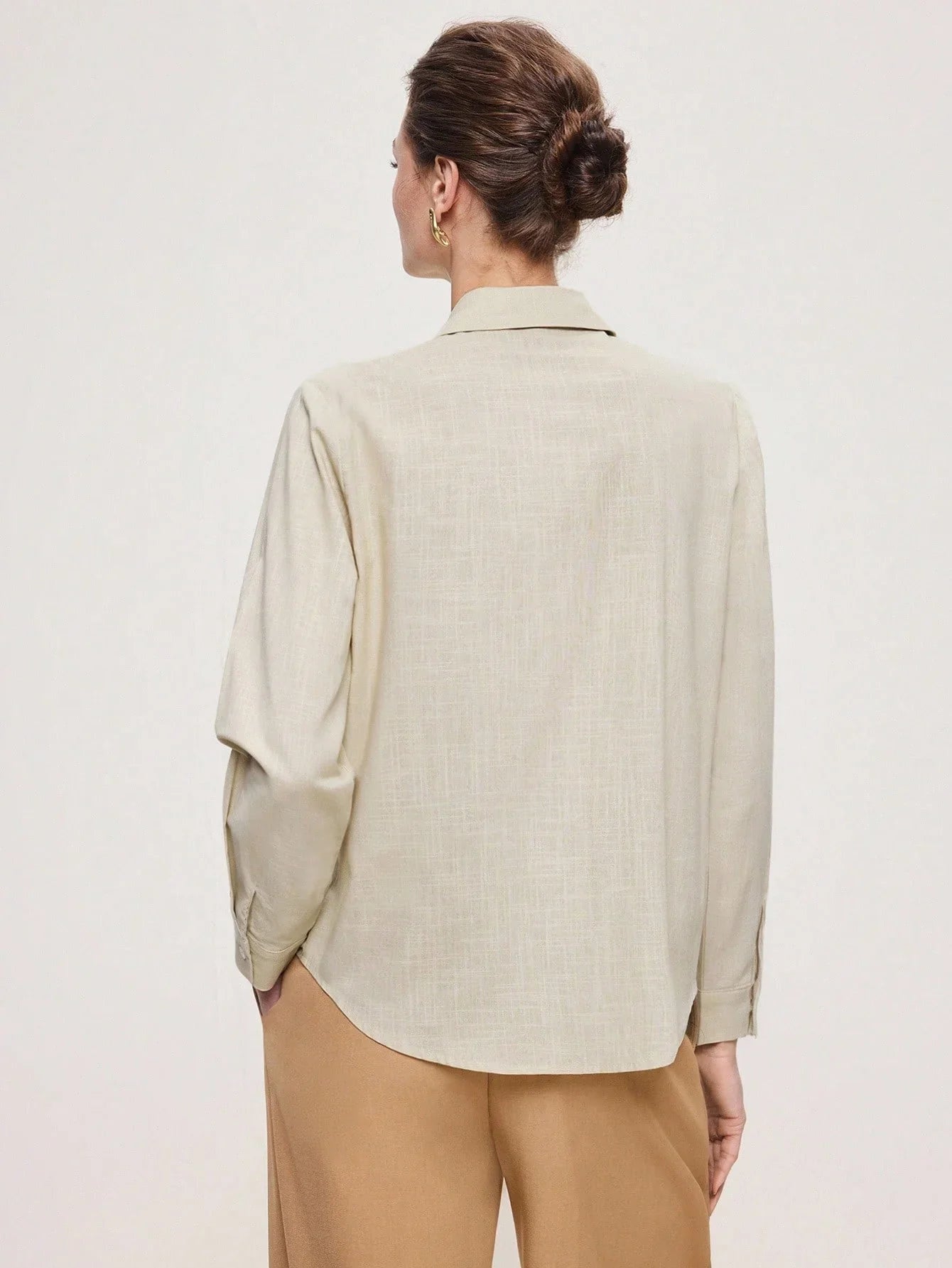 Teyla | Long sleeve collared button shirt