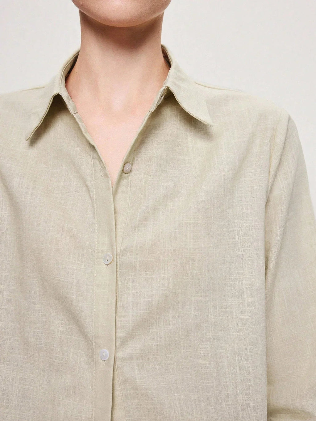 Teyla | Long sleeve collared button shirt