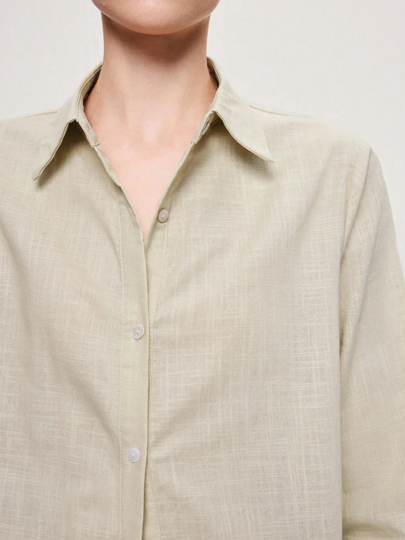 Teyla | Long sleeve collared button shirt