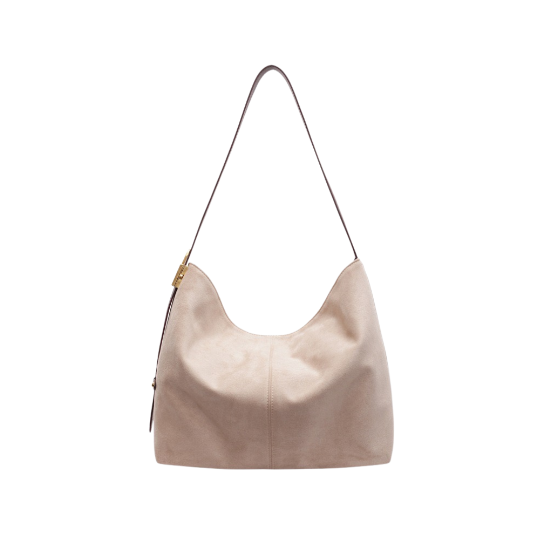 Edna Lock Suede Bag