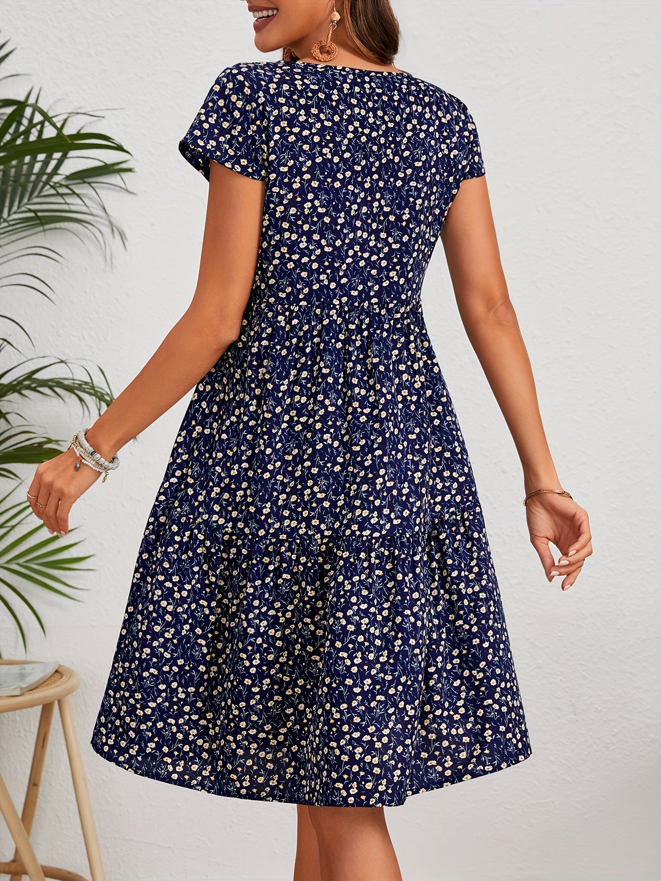 Cyenna | Jurk met bloemenprint