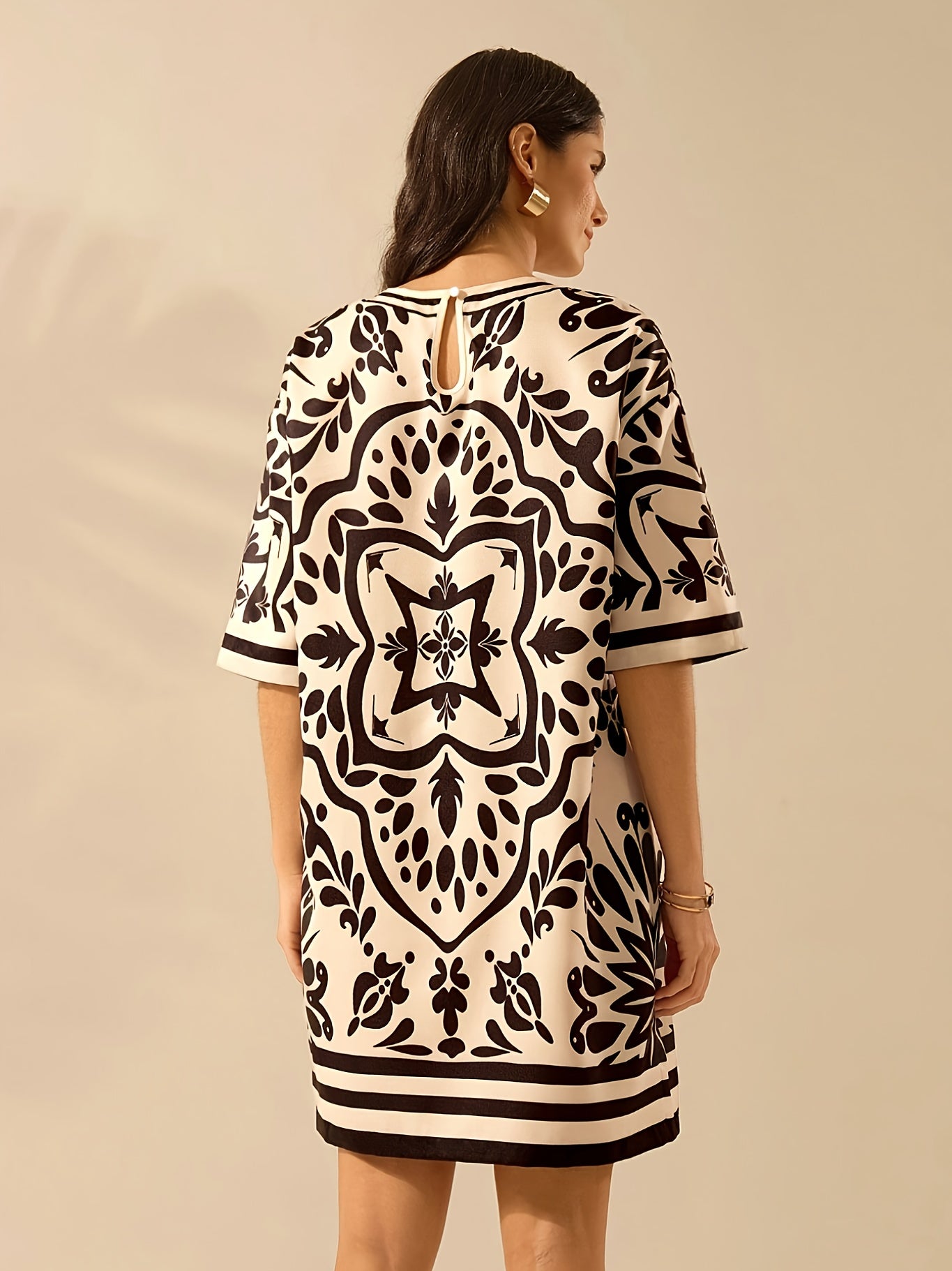 Mabel | Tuniek met split - Boho stijl