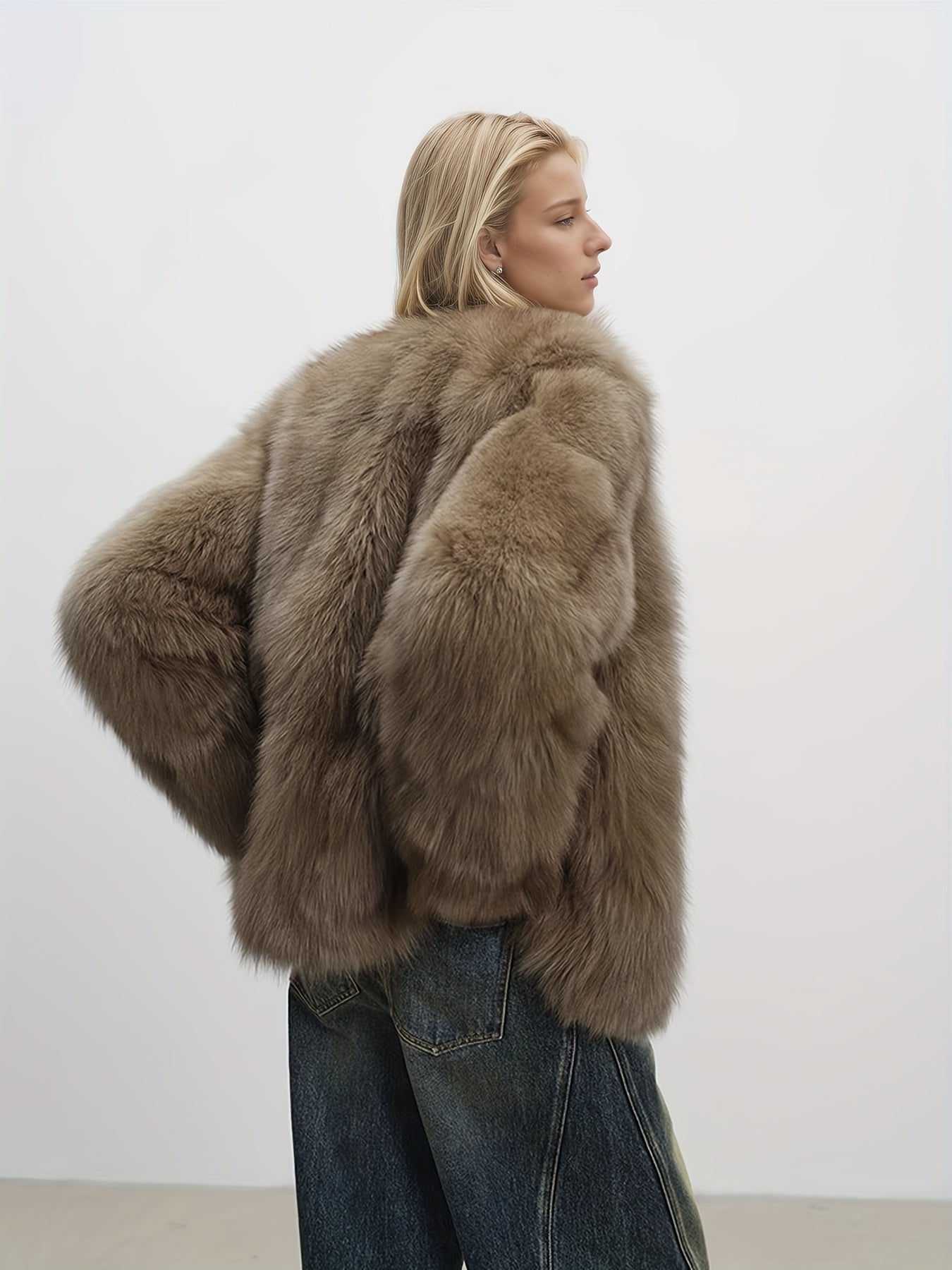 Sylvia | Faux fur jacket