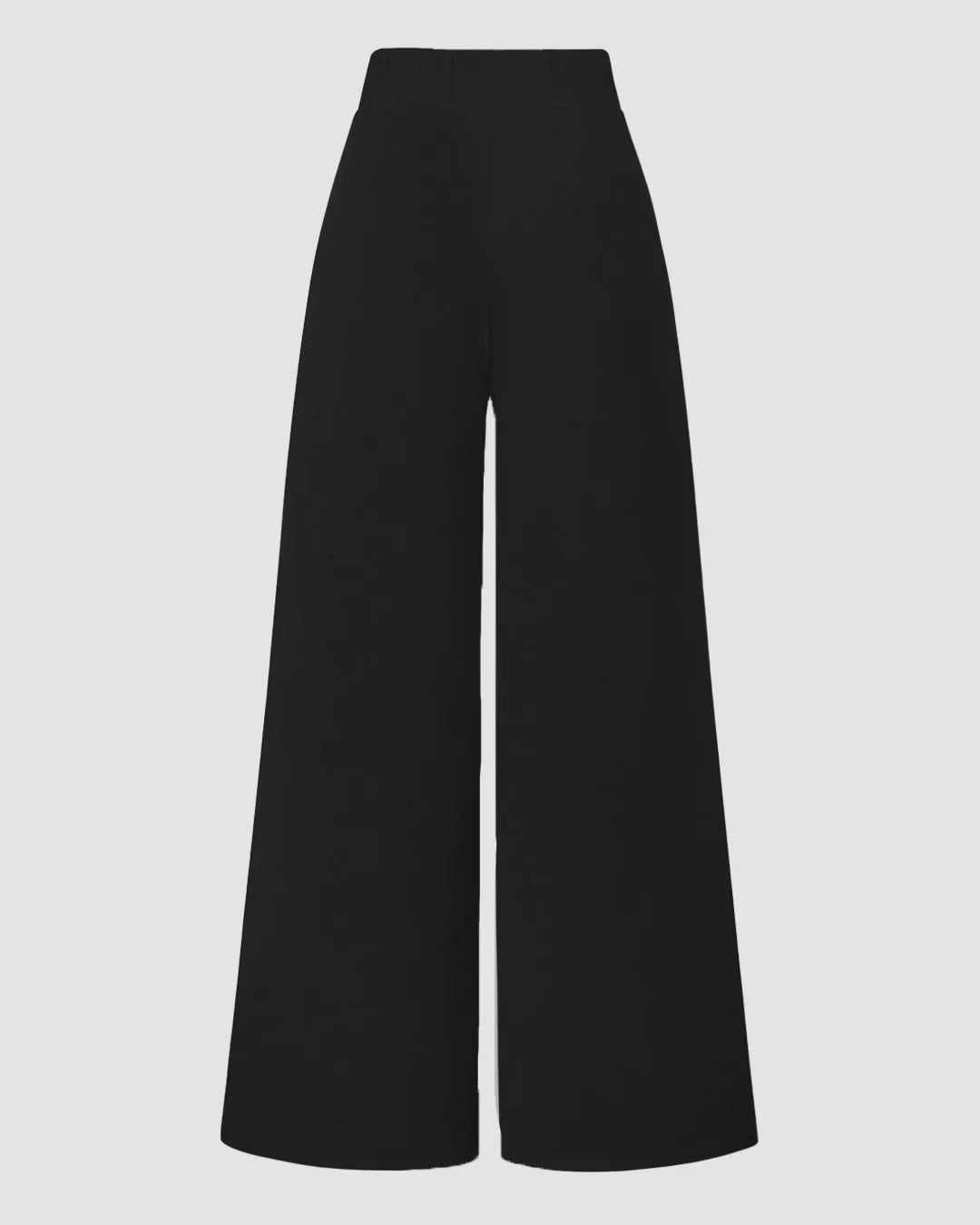 Seam-front wide-leg trousers