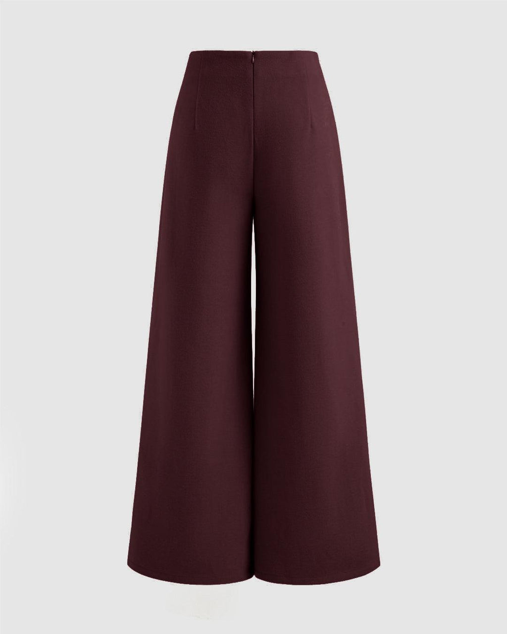 Merlot wide-leg trousers