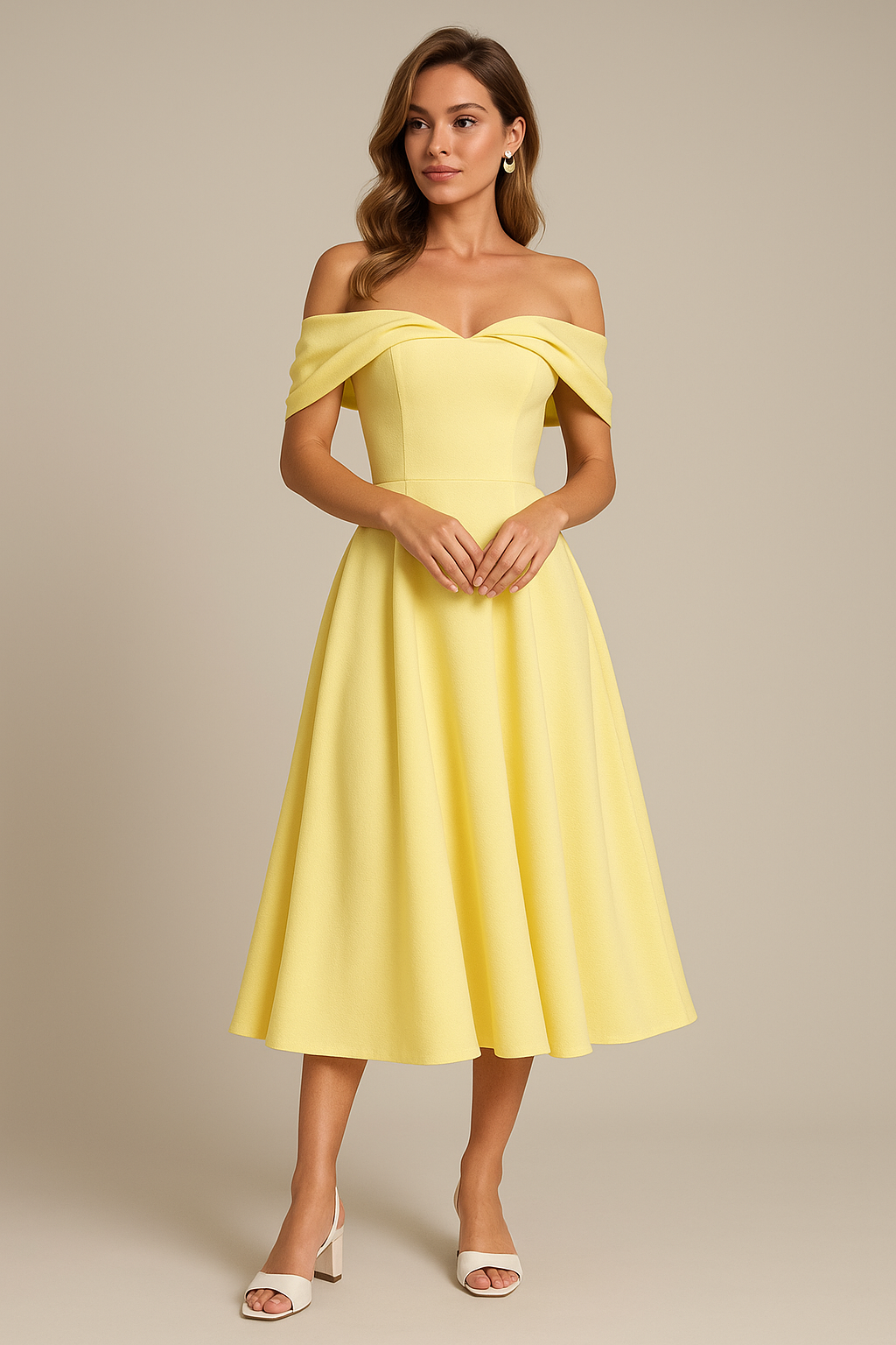 Jane | Off Shoulder Draped Dress