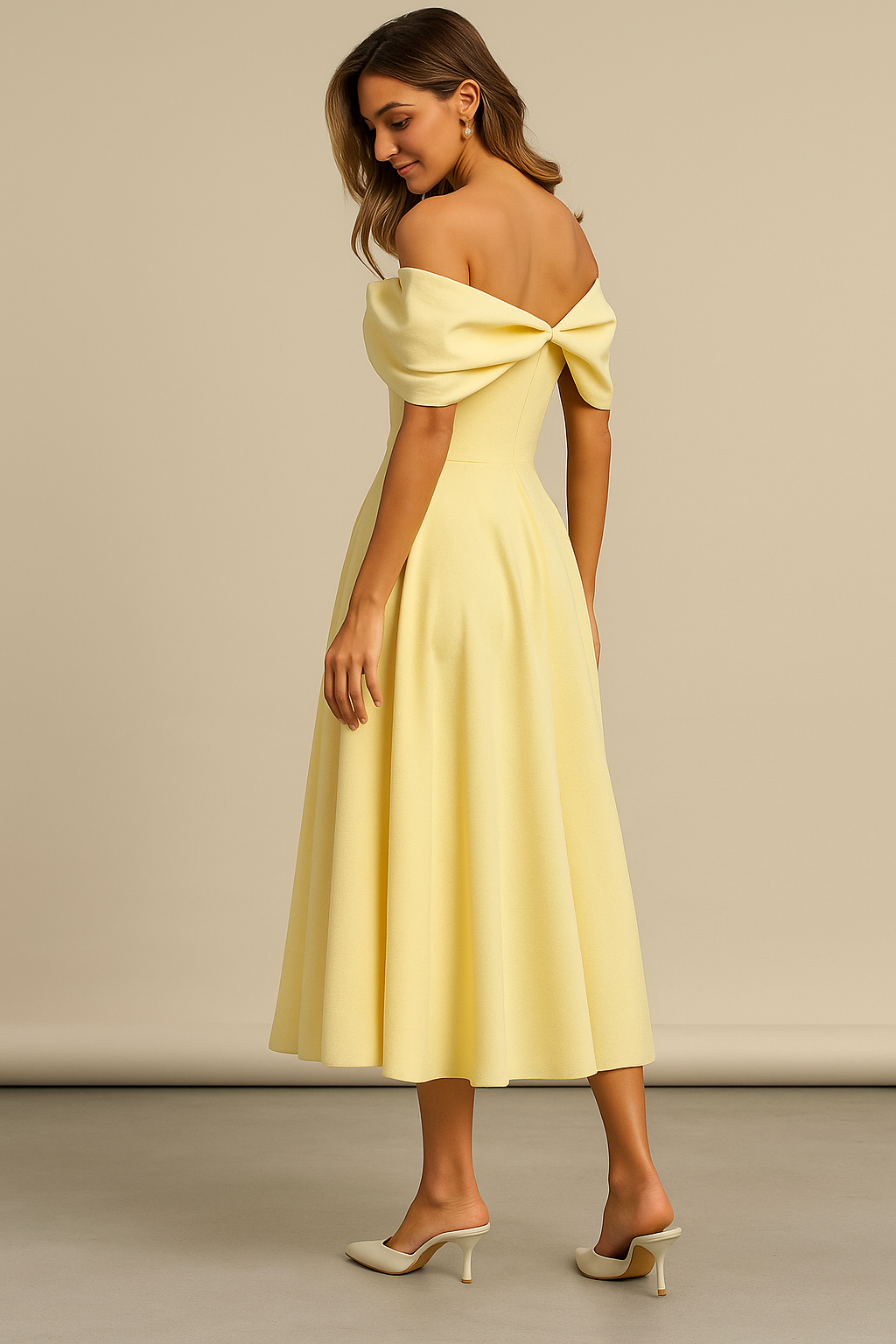Jane | Off Shoulder Draped Dress