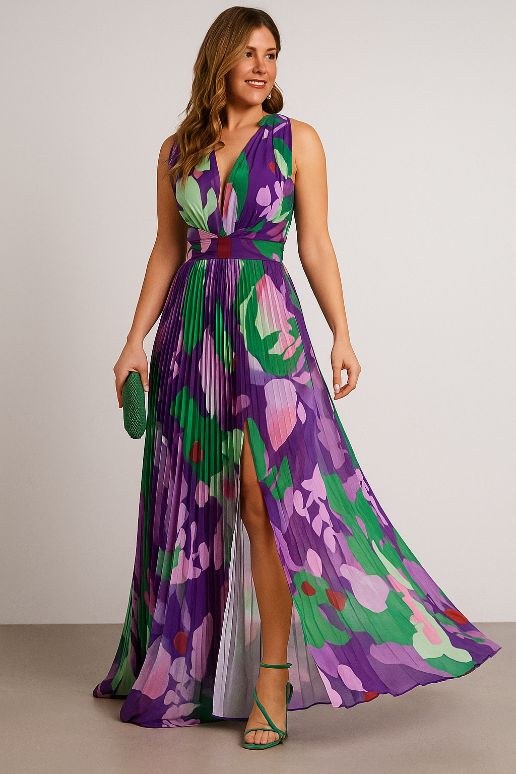 Katy | Maxi-jurk met bloemenprint