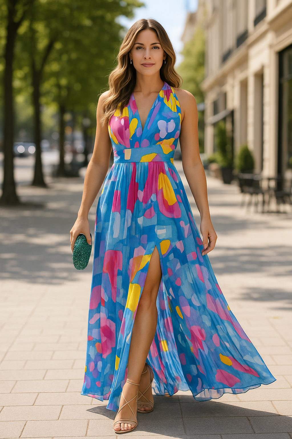 Katy | Maxi-jurk met bloemenprint