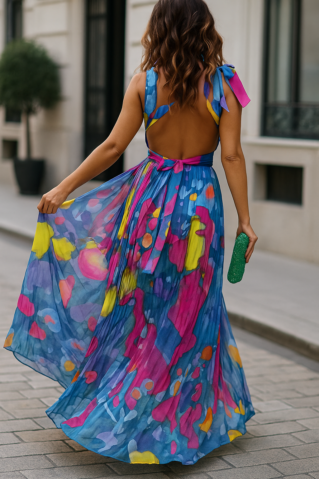 Katy | Maxi-jurk met bloemenprint
