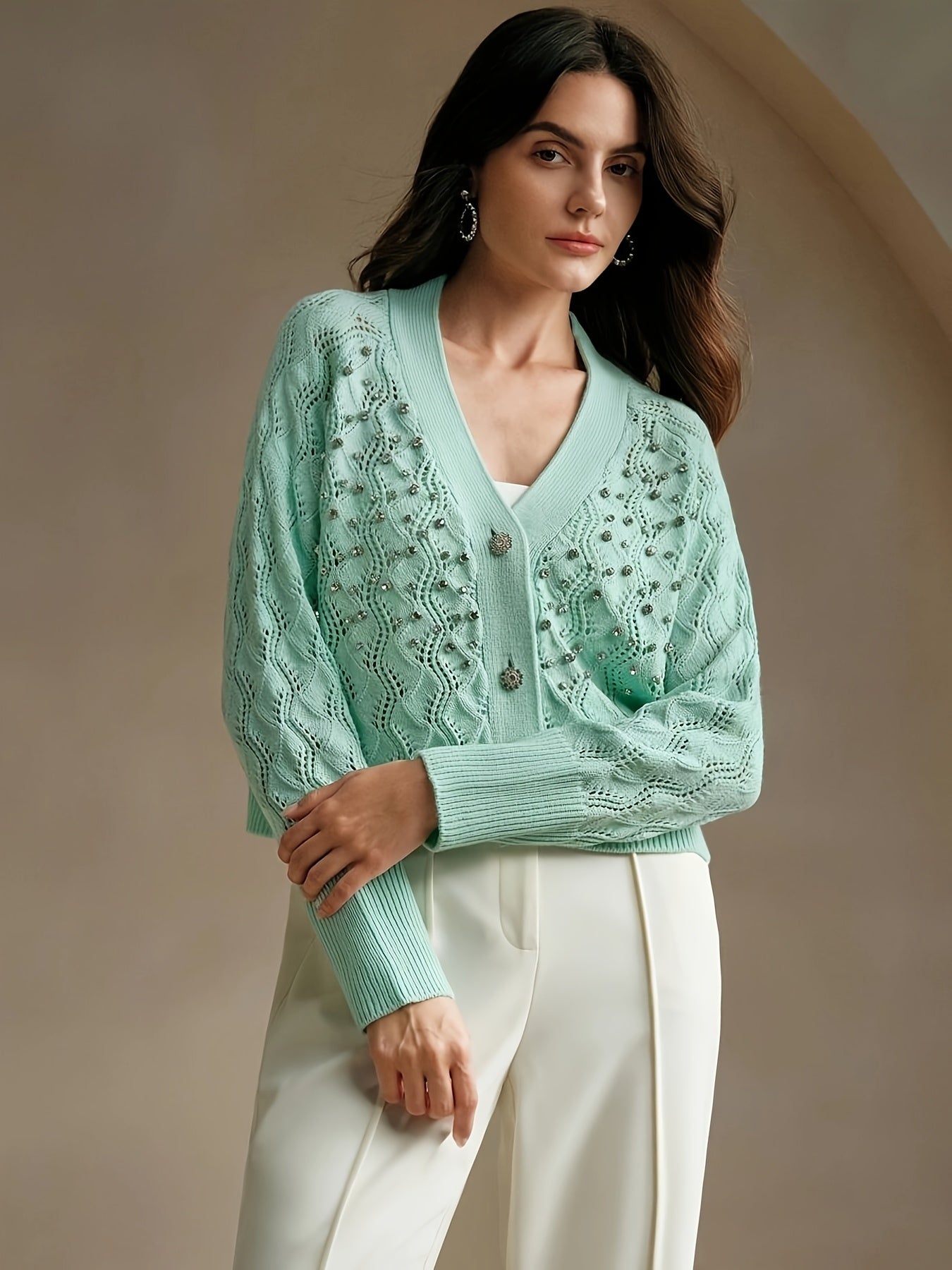 Suela | Cardigan with V-neck