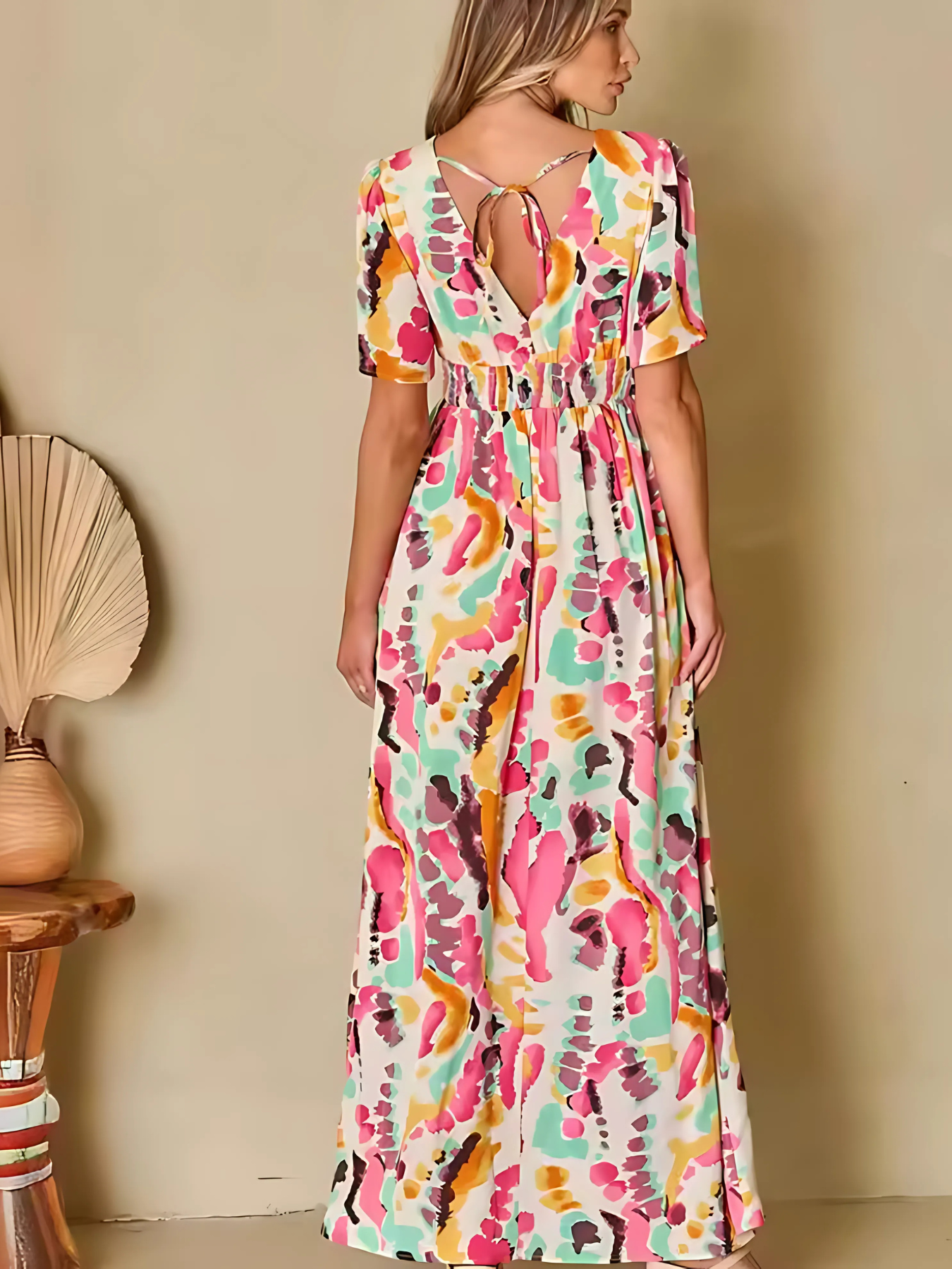 Lyssa | jurk met tie-dye print