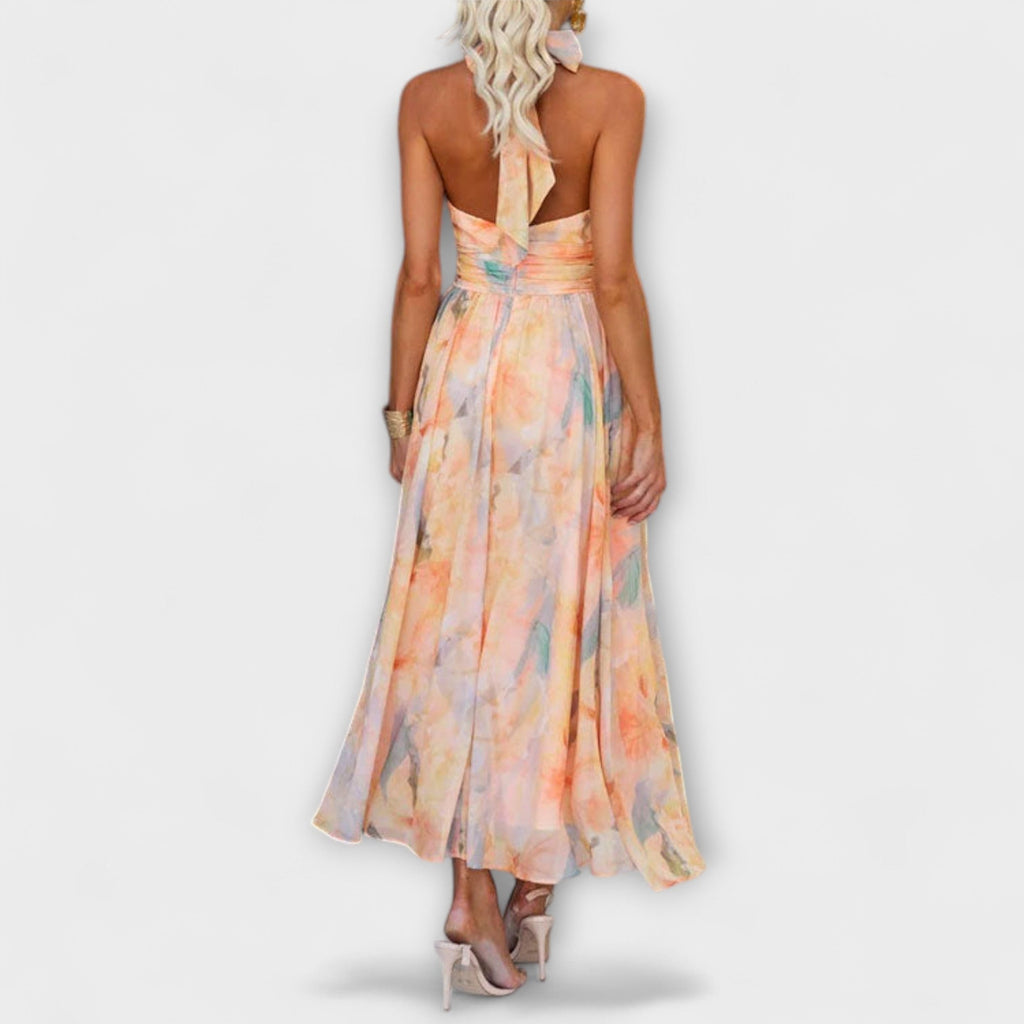 Klara | Maxi dress with halter neck