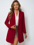 Savine | Long blazer with one button