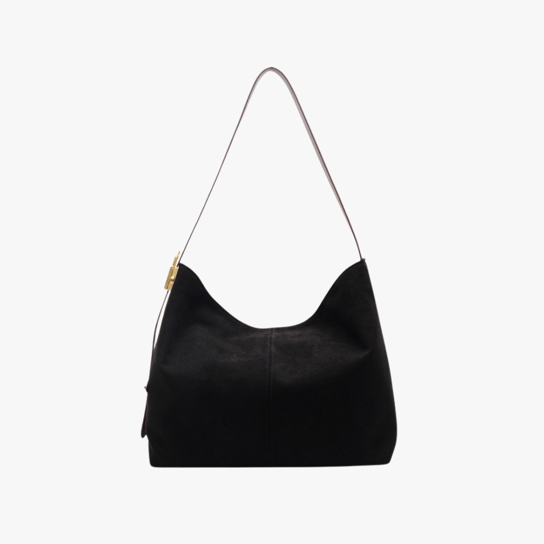Edna Lock Suede Bag