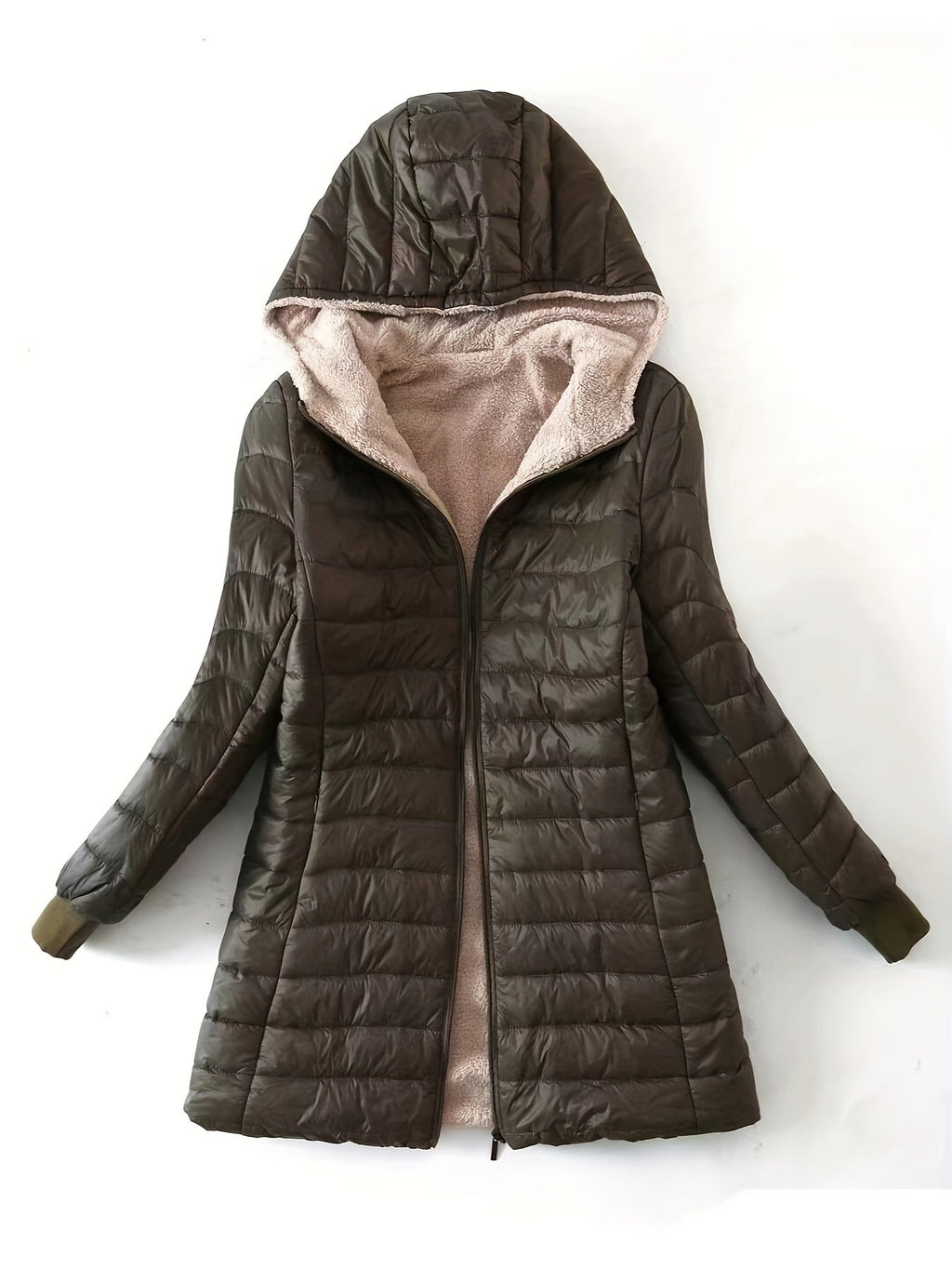 Nowell | Quilted jacket with teddy lining