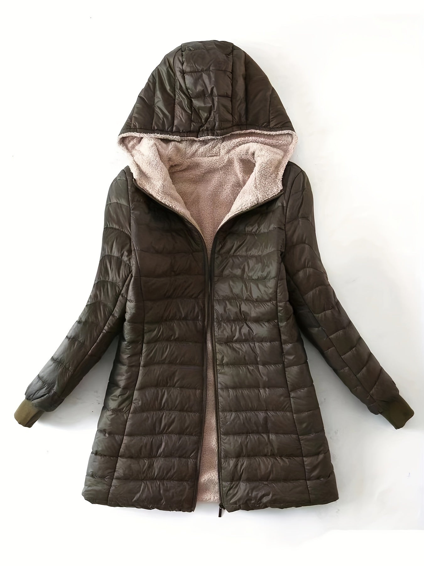 Nowell | Quilted jacket with teddy lining