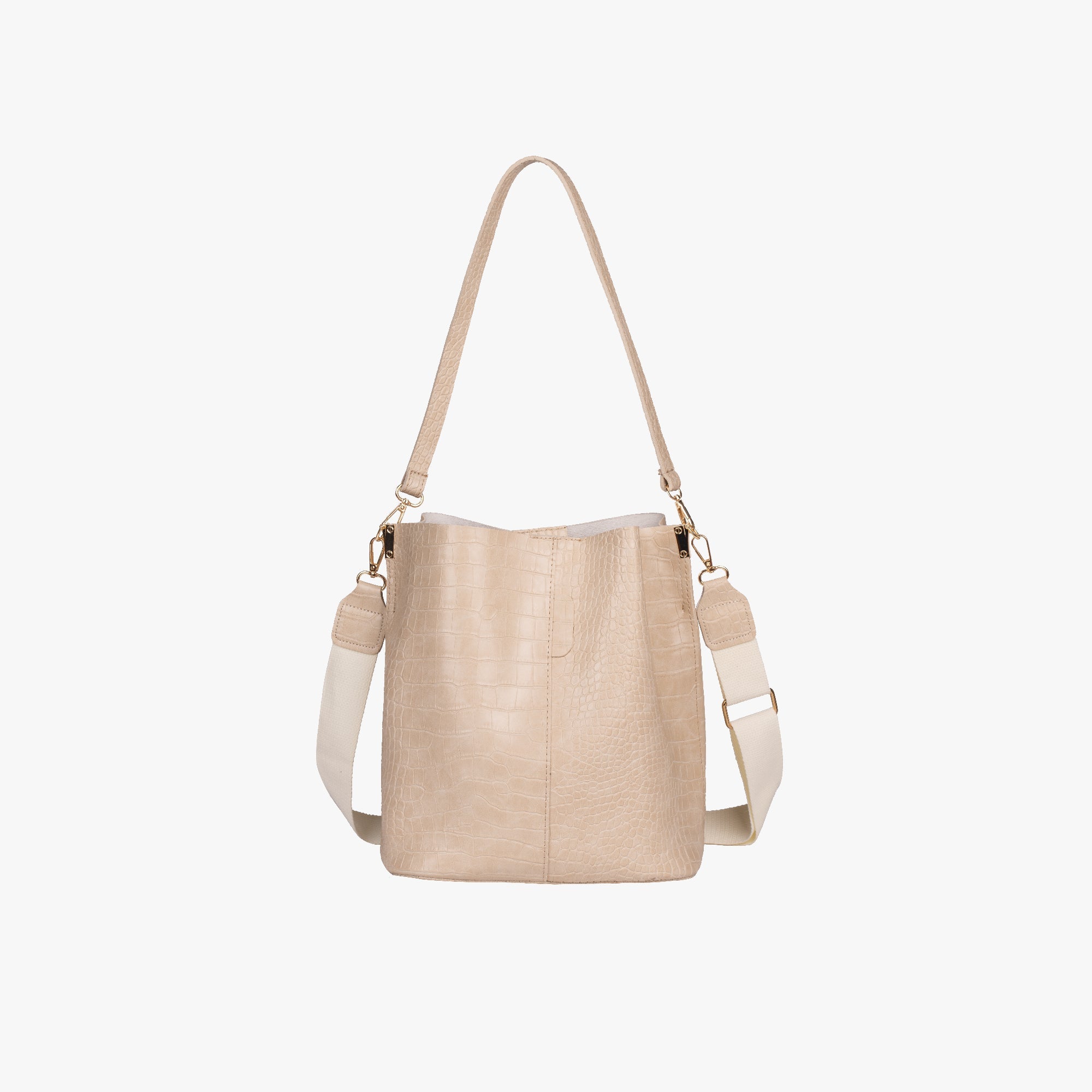 Dea Croc Embossed Bag