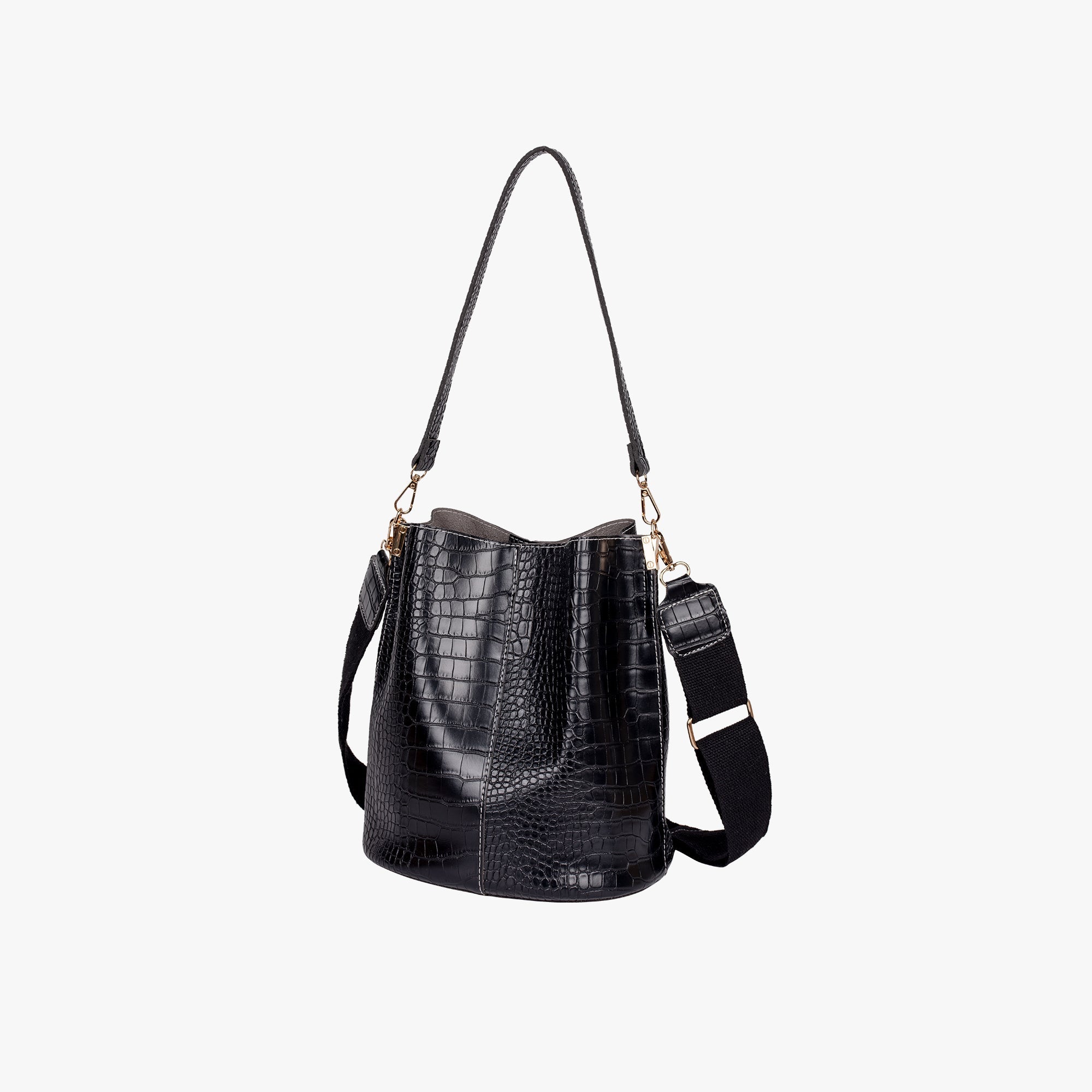 Dea Croc Embossed Bag