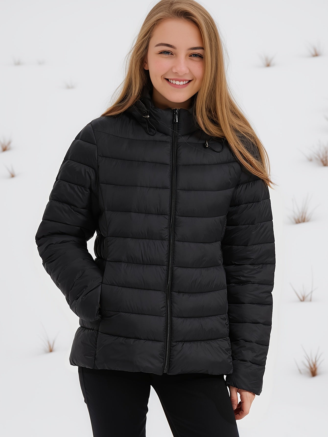 Lorah | Quilted jacket with hood