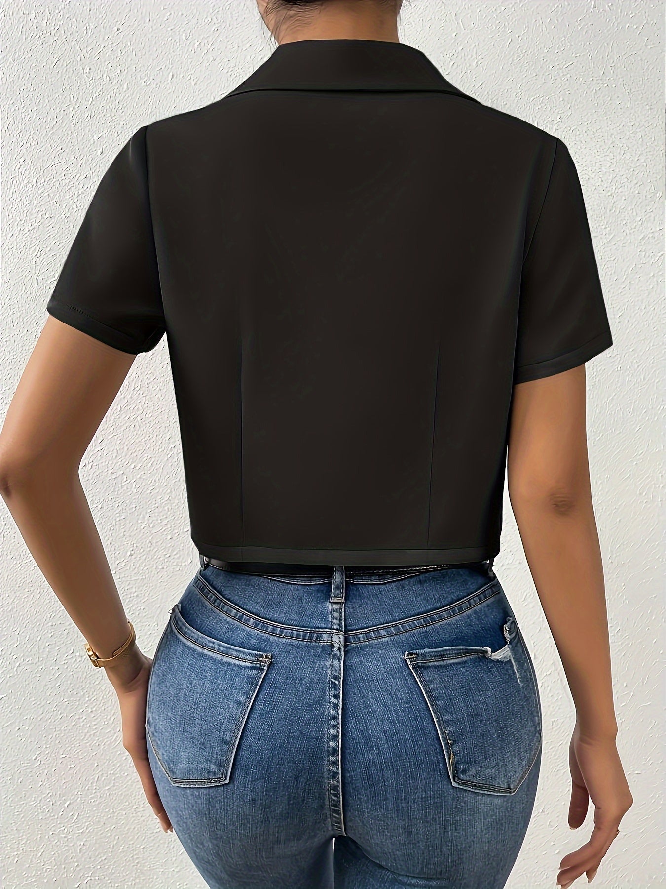 Sheryl | Blazer met korte mouwen