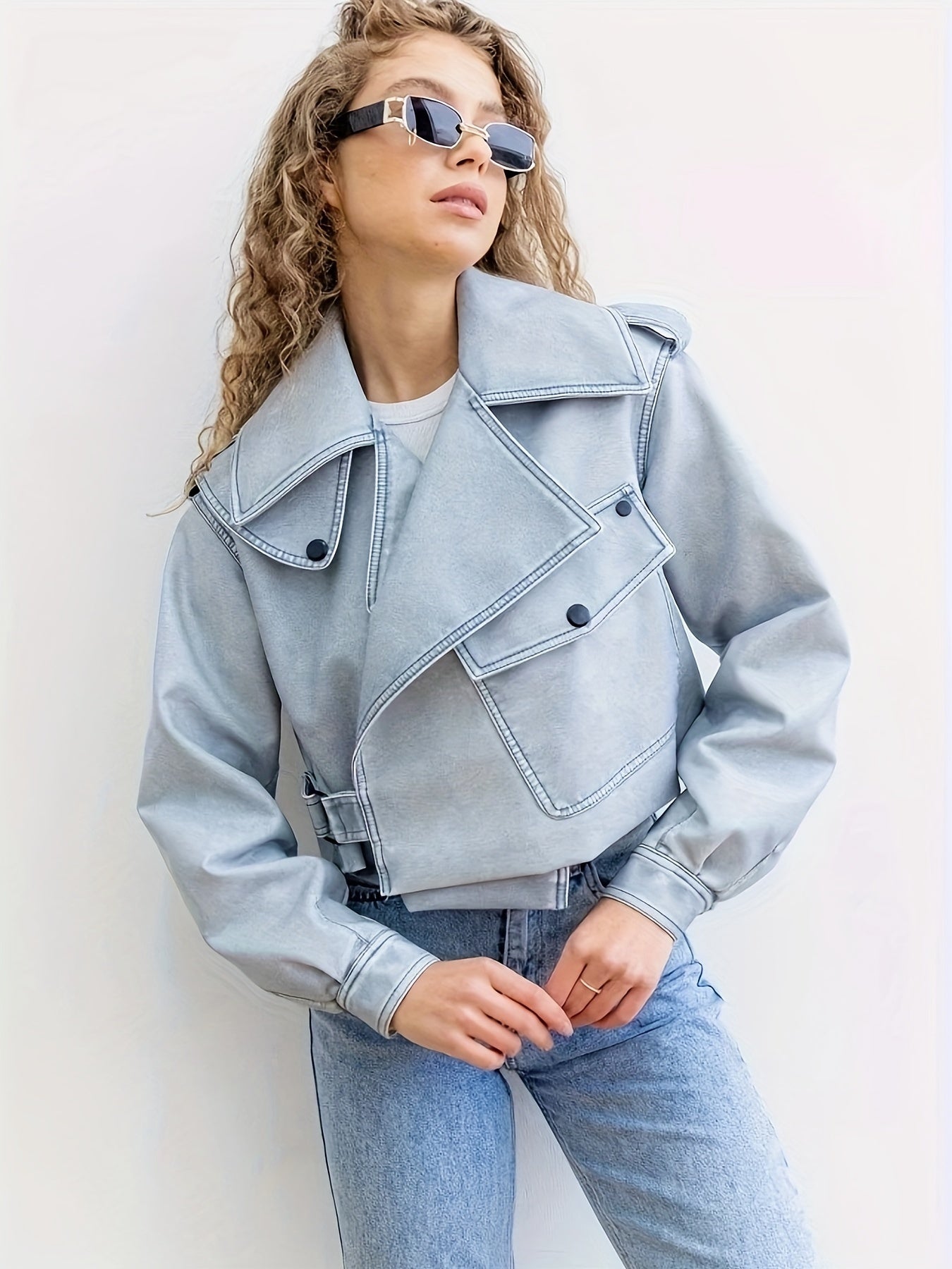 Olyvia | Jacket with flap pockets
