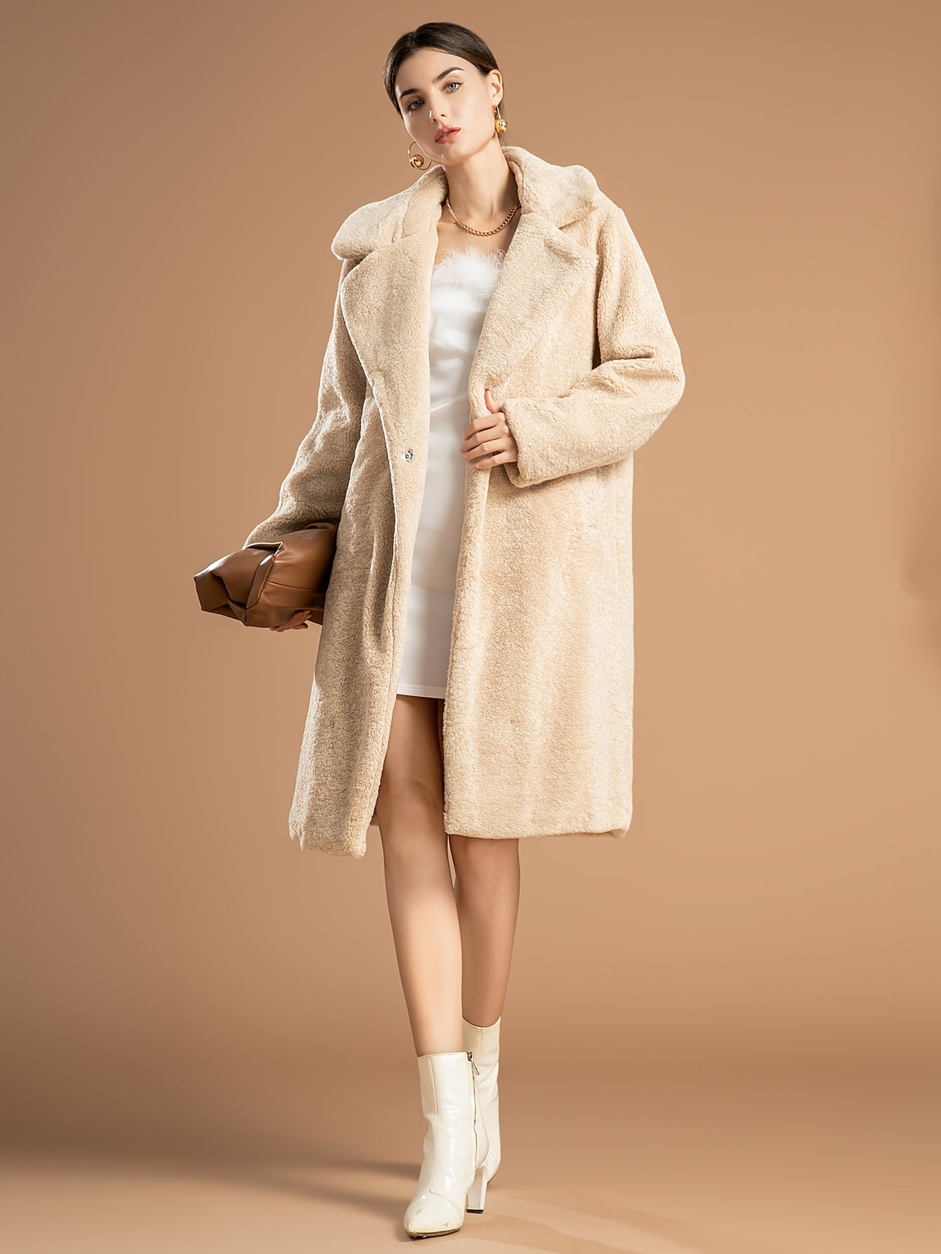 Sifra | Faux fur teddy coat