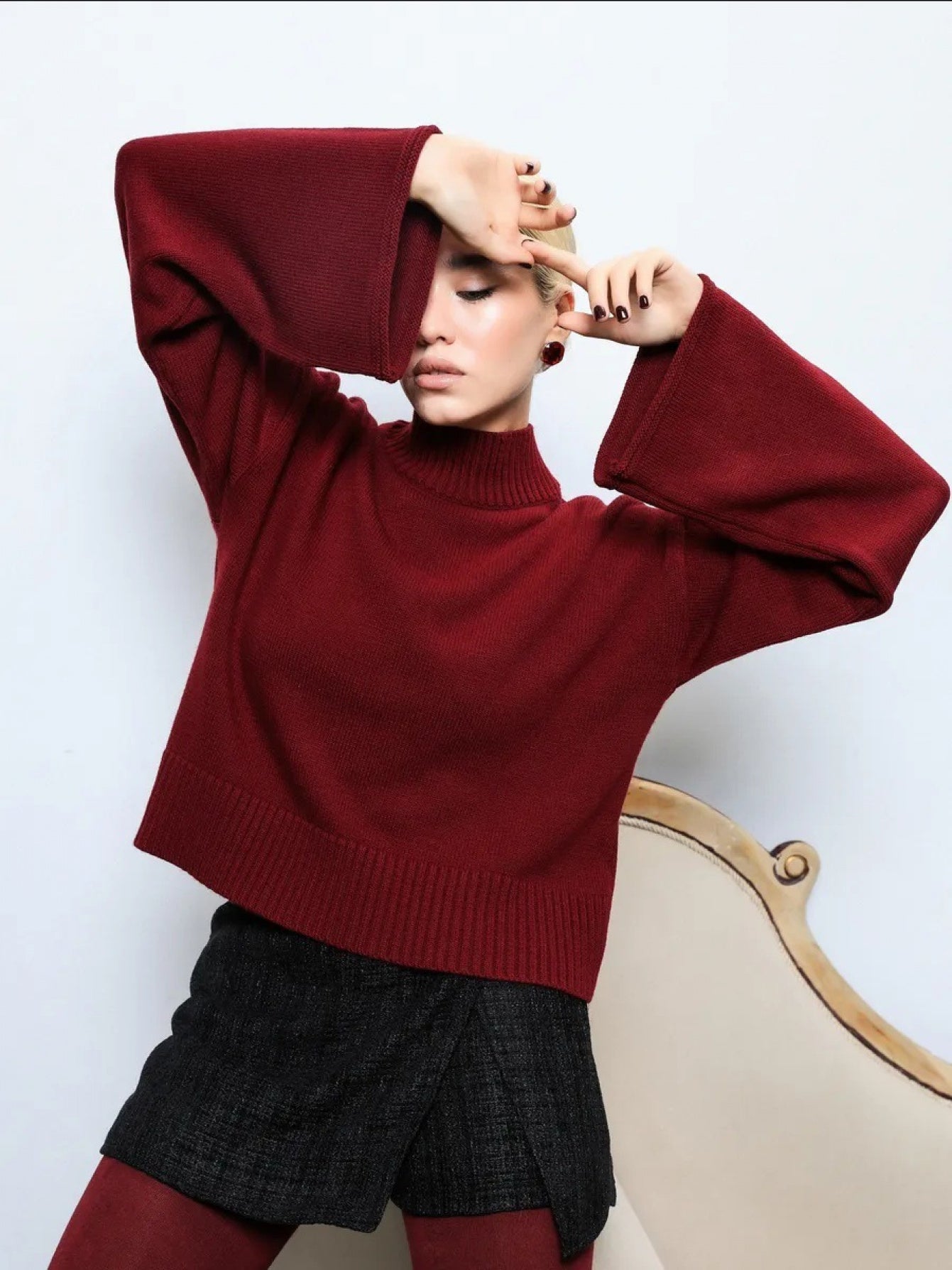 Seray | High-neck pullover jumper