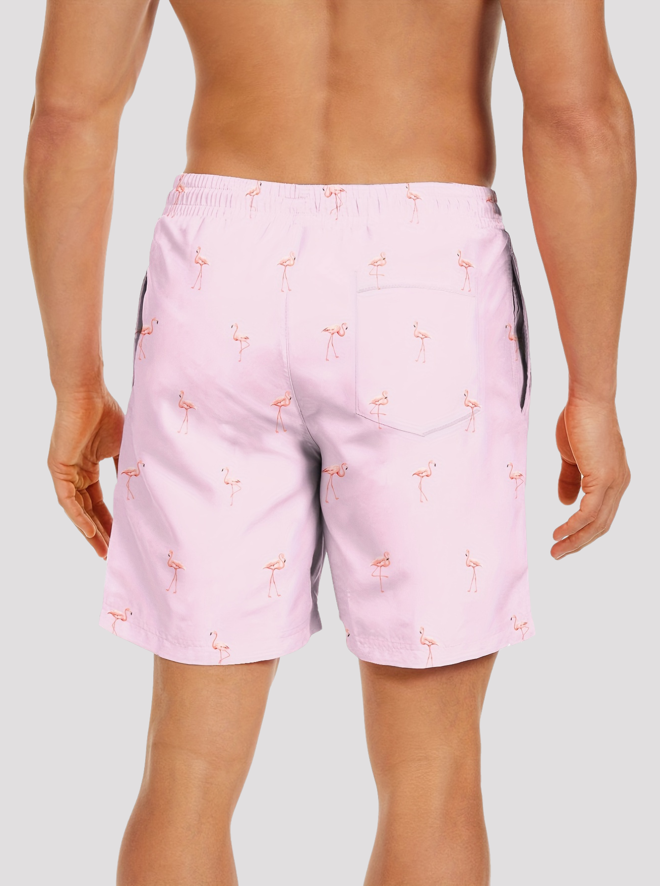 Zwembroek met Flamingo print