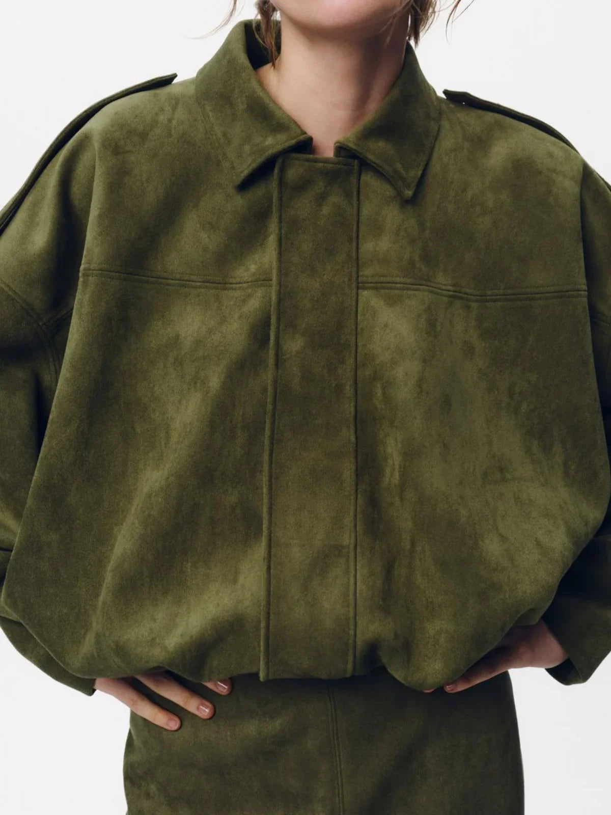 Sirle | Pilot jacket with batwing sleeves