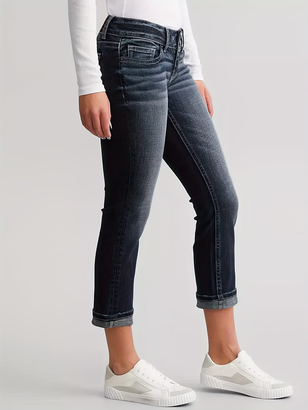Dejah | High waist capri jeans