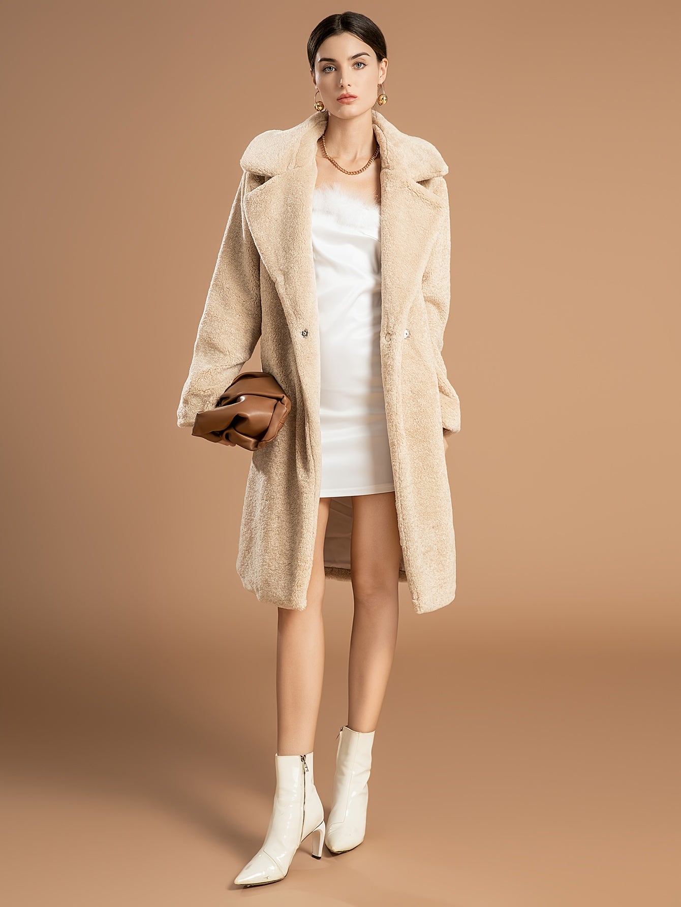 Sifra | Faux fur teddy coat