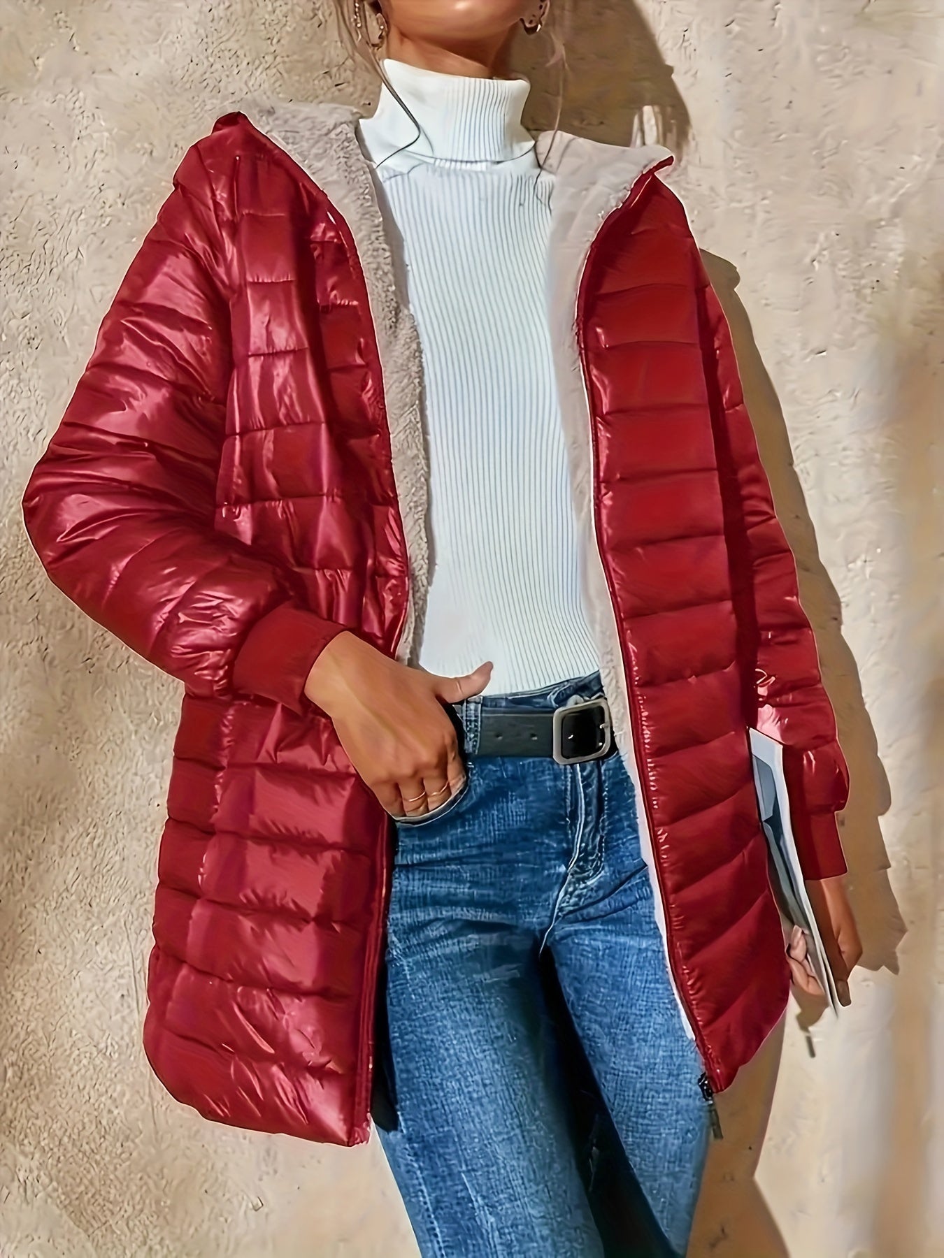 Nowell | Quilted jacket with teddy lining