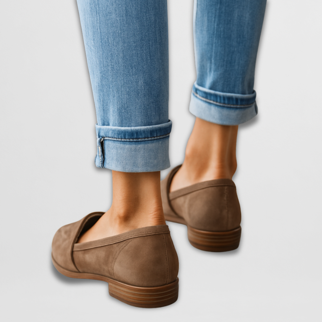 Claire | Zachte suède loafers