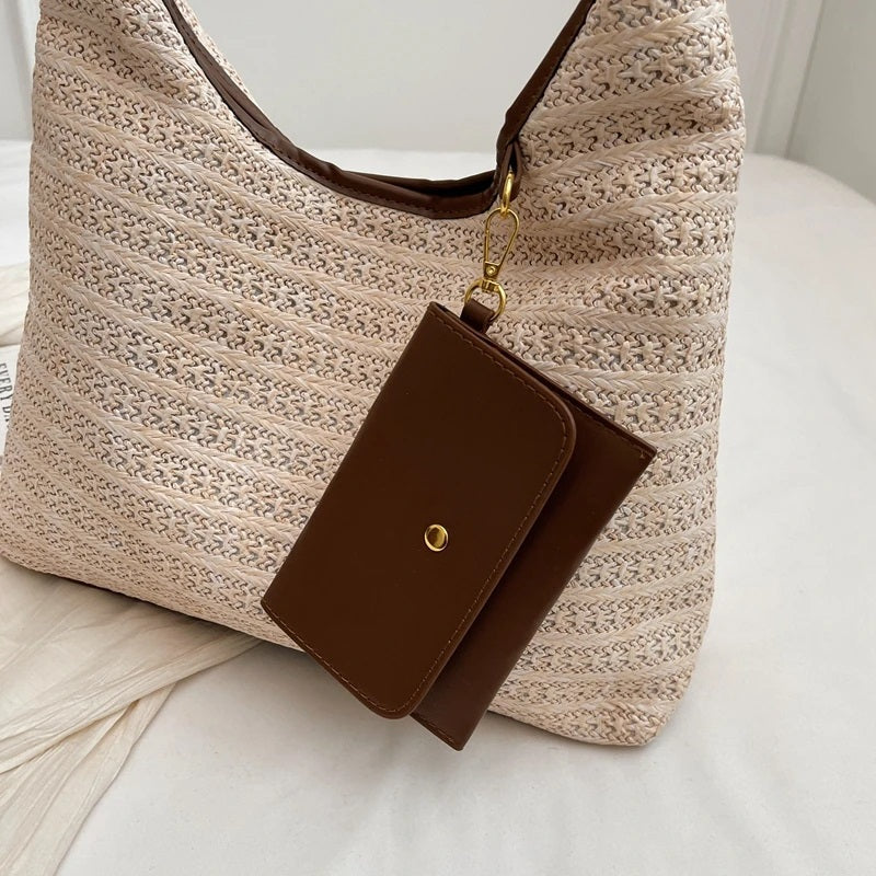 Straw Hobo Bag