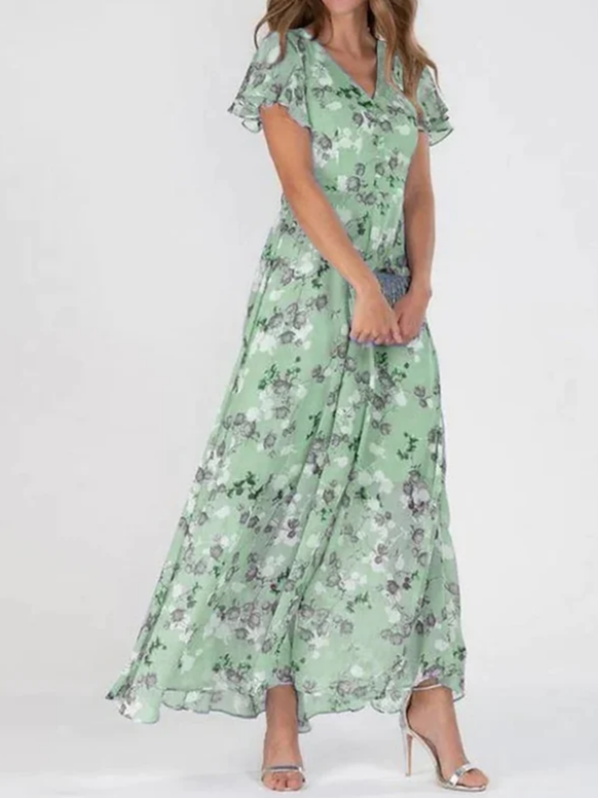 Liza | Jurk met bloemen patroon