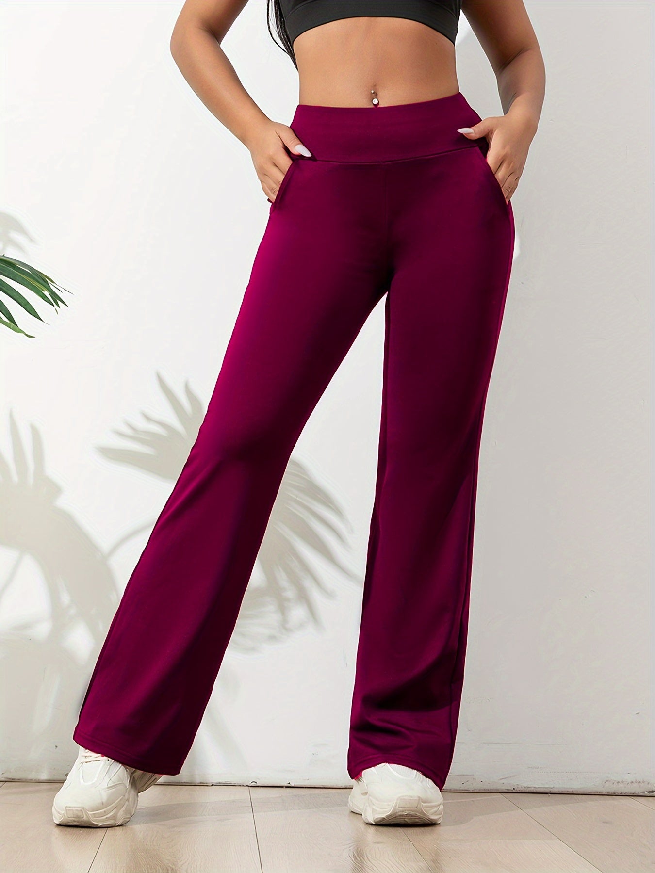 Kelcey | Elastische casual yogabroek
