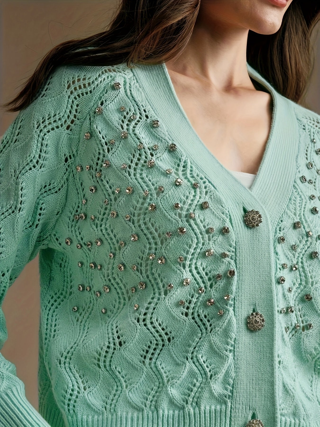 Suela | Cardigan with V-neck