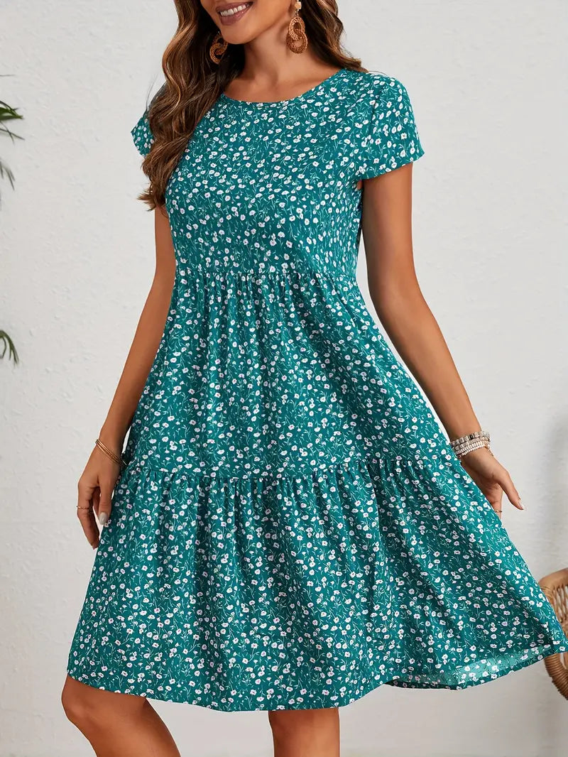 Cyenna | Jurk met bloemenprint