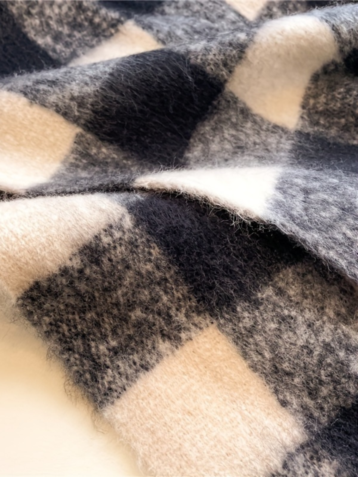 Vintage Ruit Cozy Sjaal