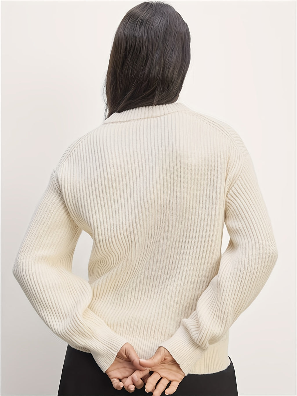 Dianna | Wide vintage jumper with round neck