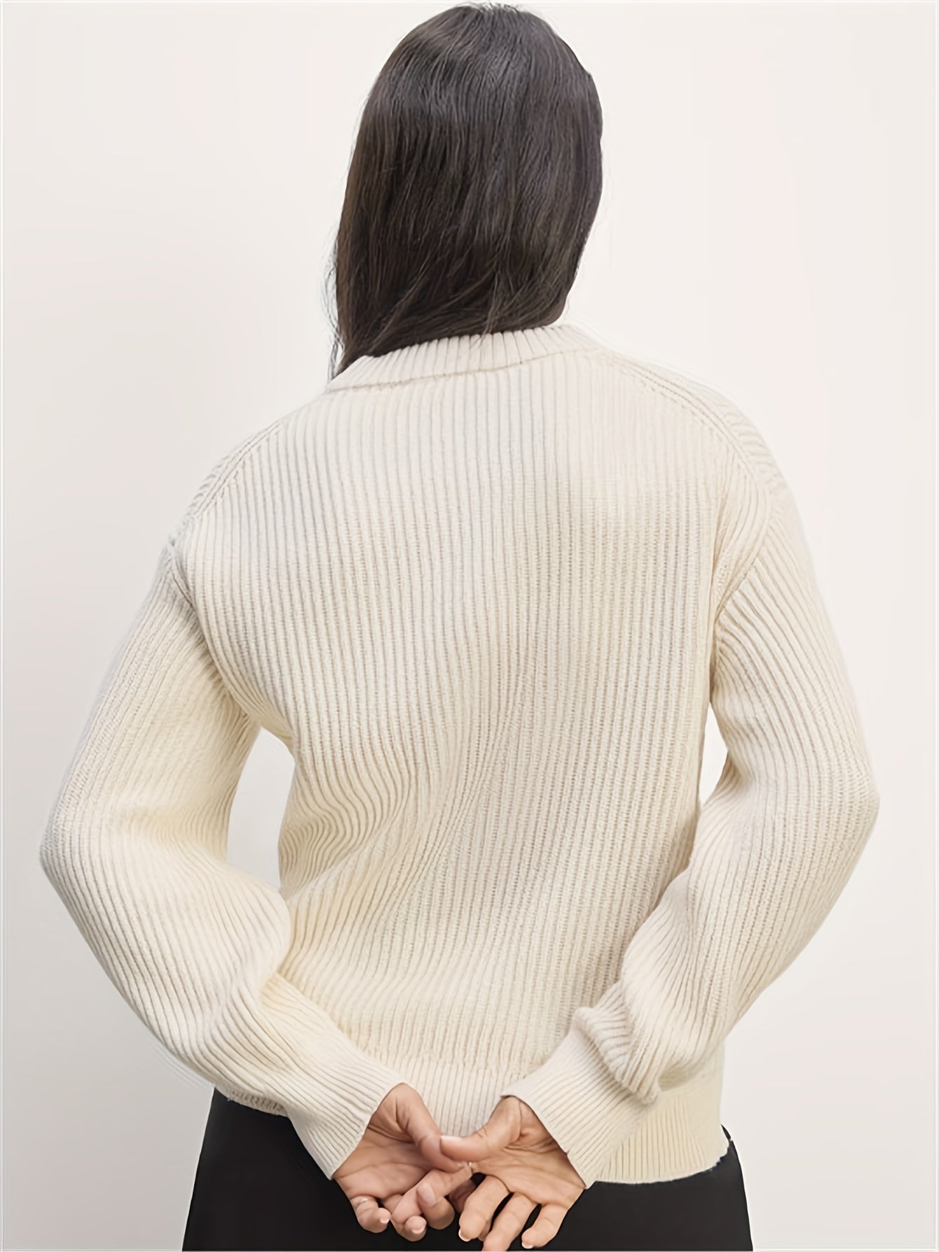 Dianna | Wide vintage jumper with round neck
