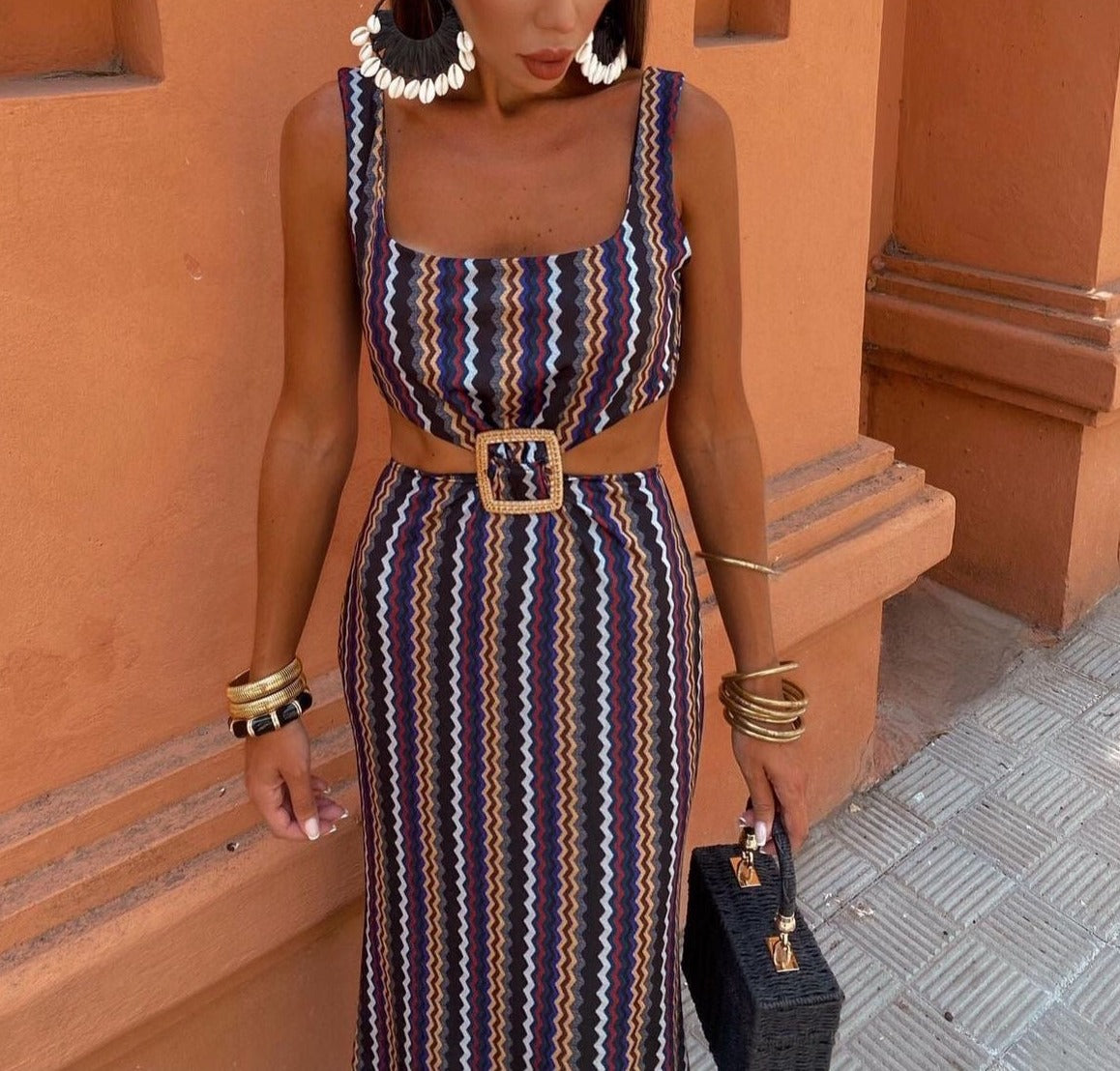 Karina | Sunset Breeze-jurk